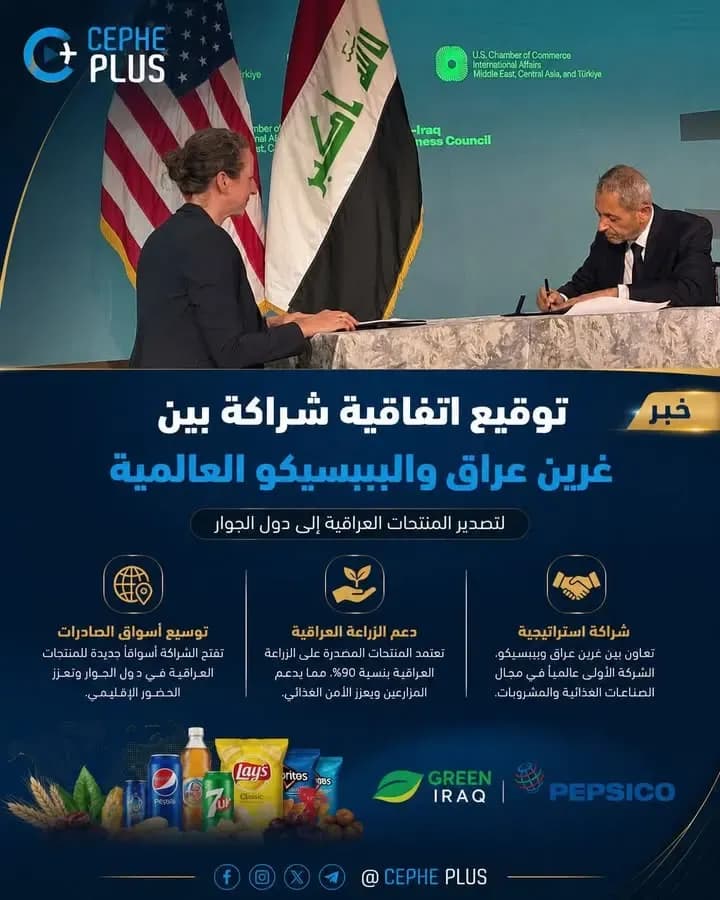 منتجات عراقية بطريقها لأسواق الجوار 🇮🇶