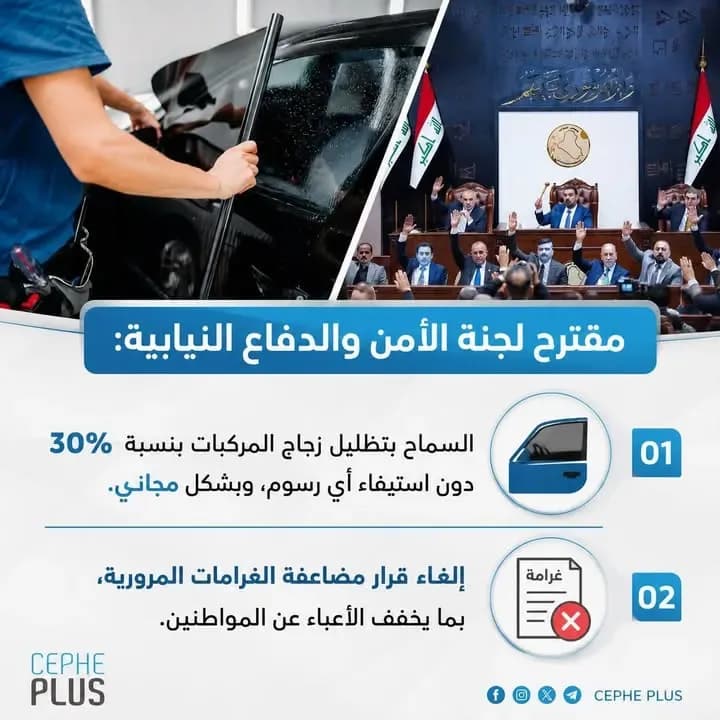 مقترح نيابي يخفف الأعباء عن السائقين.