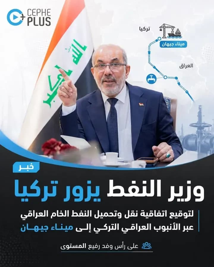 من العراق إلى جيهان… ملف تصدير النفط يعود إلى الواجهة.